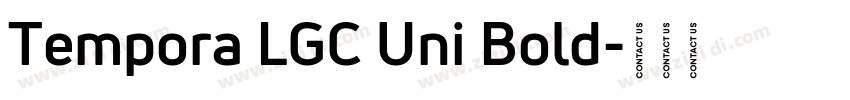 Tempora LGC Uni Bold字体转换